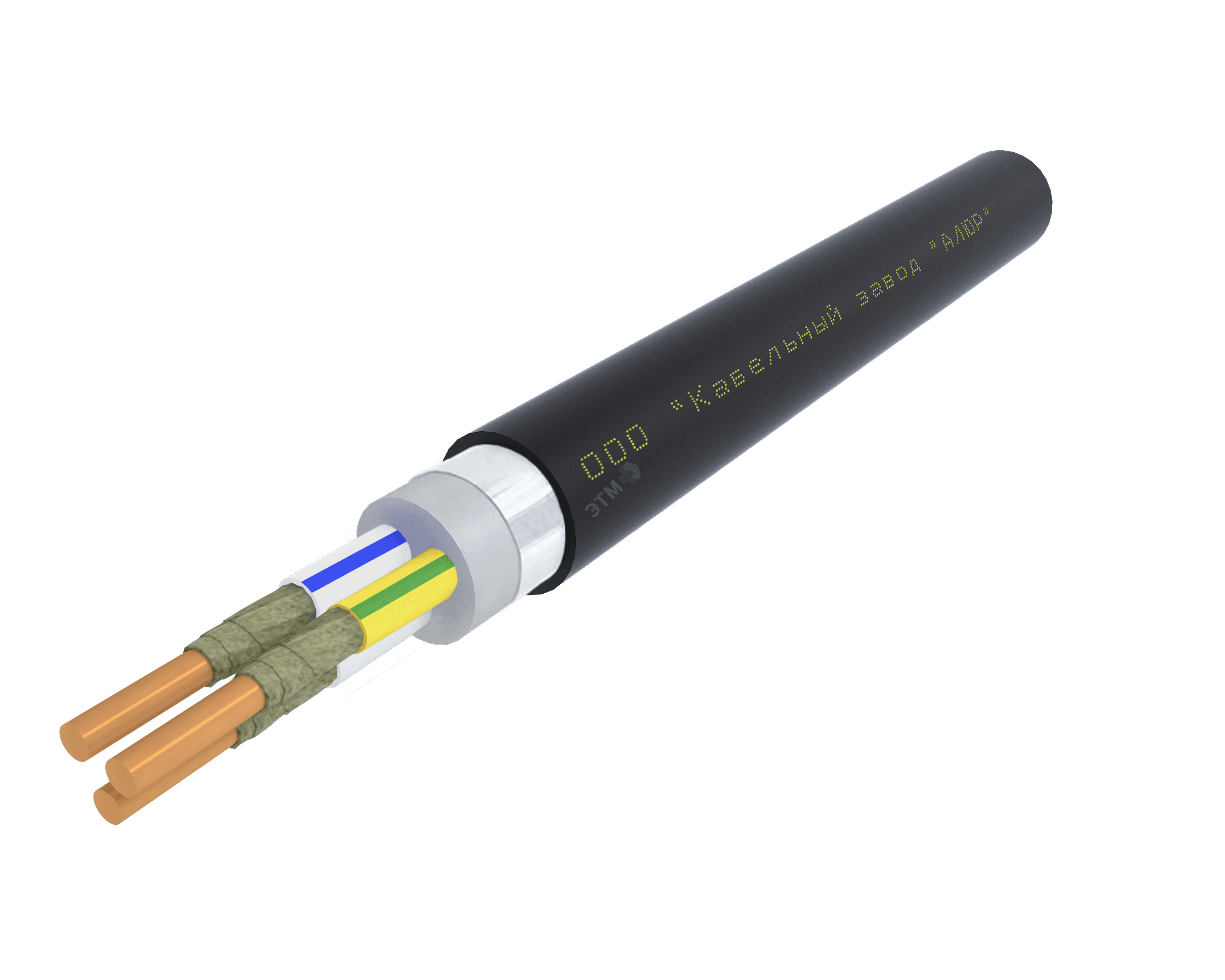 Кабель силовой ВВГЭанг(А)-FRLS 3х35.0 ок(N.PE)-1 Ч. бар