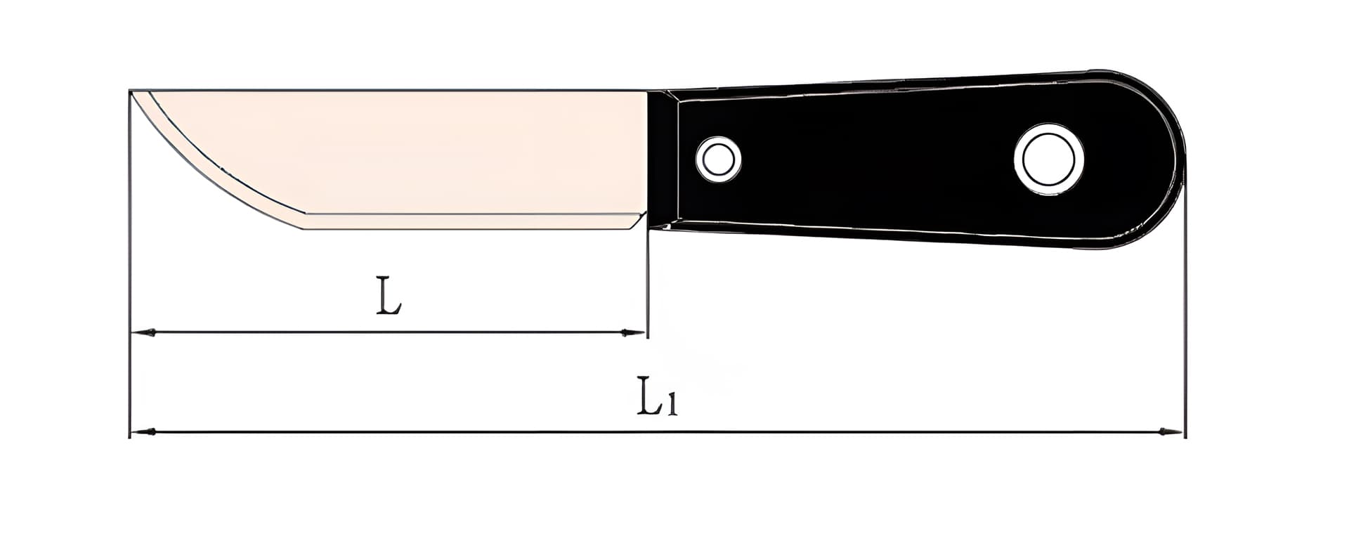 Нож искробезопасный 185 мм AlCu 202-1002