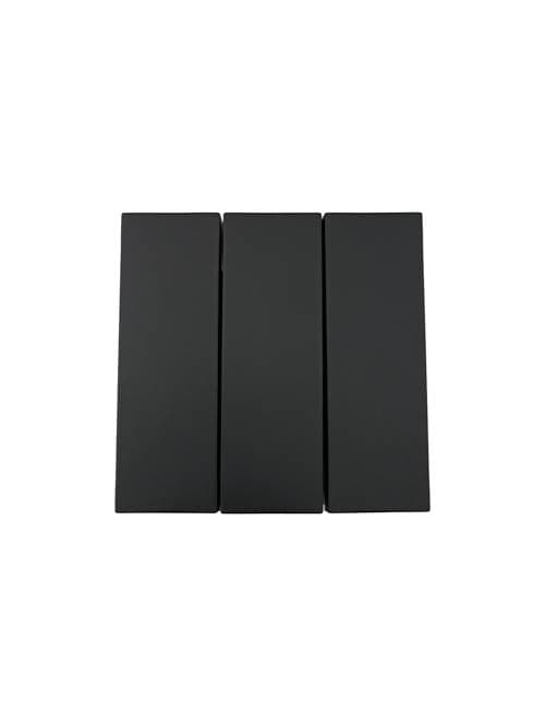 ZIMA Выключатель 3-кл., 10 А, механизм, черный бархат Lezard 704-4288-109QC