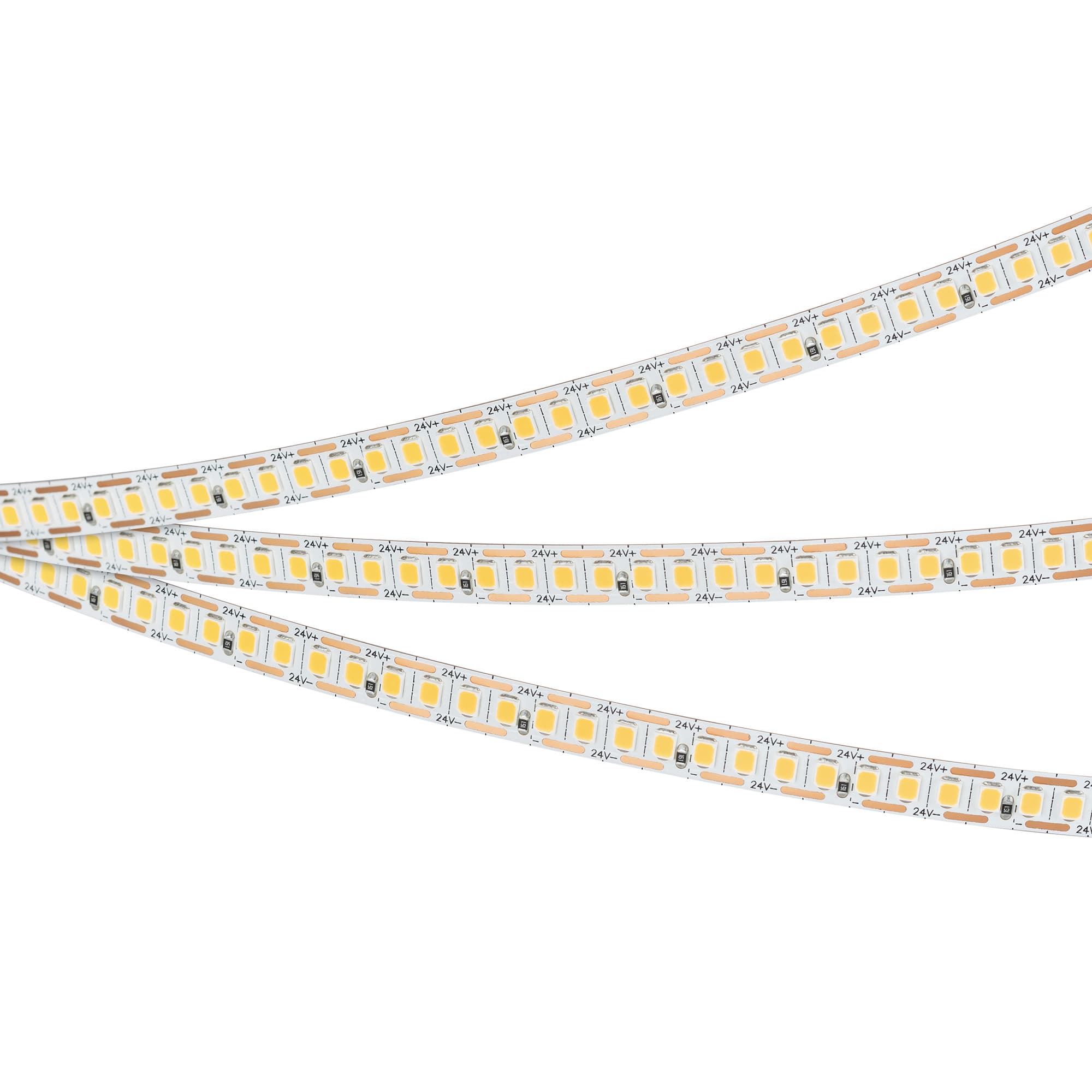 Лента светодиодная 16 Вт/м 24В IP20 3000K 200LED/м RT-A200-8mm SMD 2835 5 м