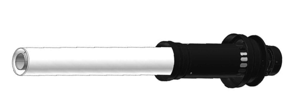 Наконечник вертикальный для коаксиальной трубы d 60/100 мм антиоблединительное исполнение