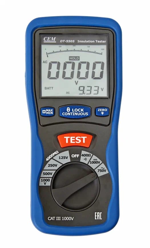 Мегаомметр DT-5505 с поверкой