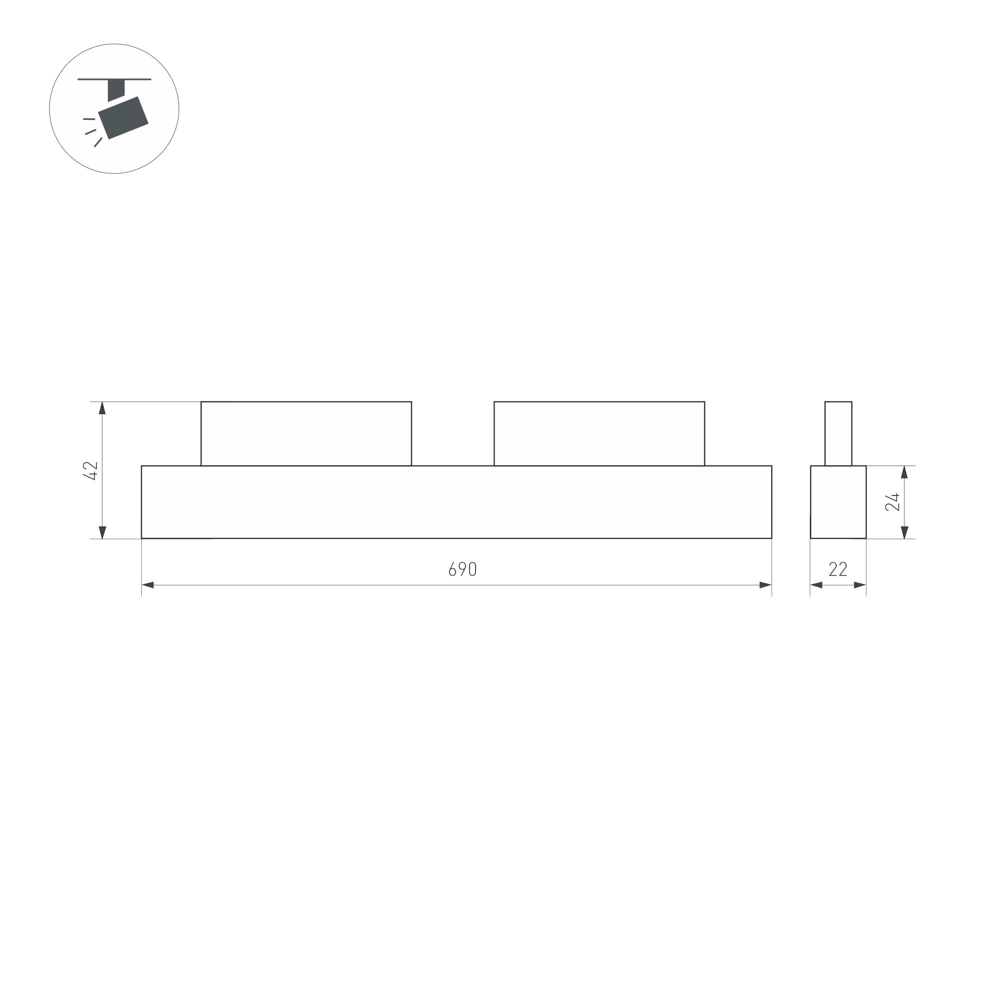 Вставка SP-POLO-R65 (WH, 3-3) (Металл)