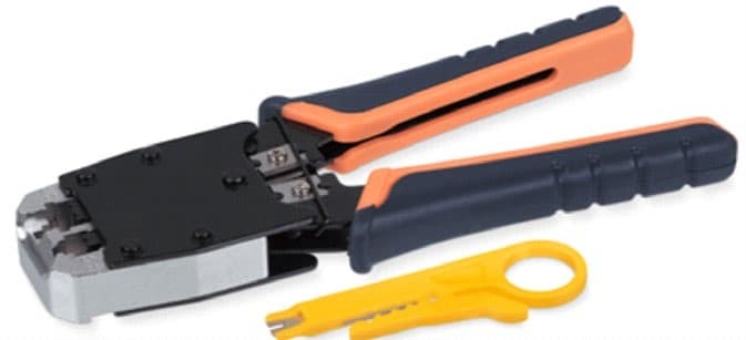 Инструмент обжимной для RJ-45 (8P8C), RJ-11/12 (6P6C, 6P4C, 6P2C) (HT-500-S-RJ45) (состав ОКЛ)