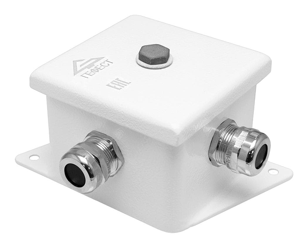 Коробка монтажная огнестойкая КМ-О(6к)-IP66 четыре вода ABCD