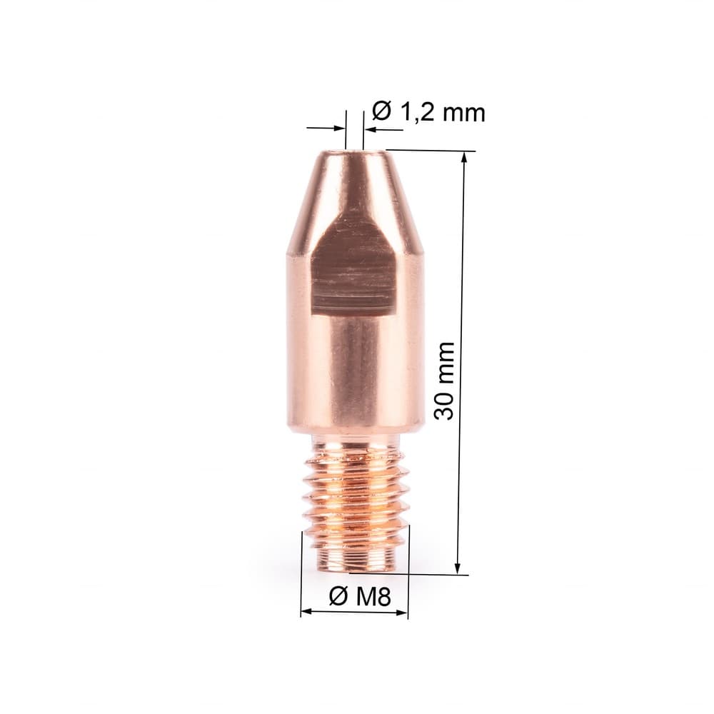 Наконечник M8х30х1.2 (AL) (141.0015/MD0005-62)