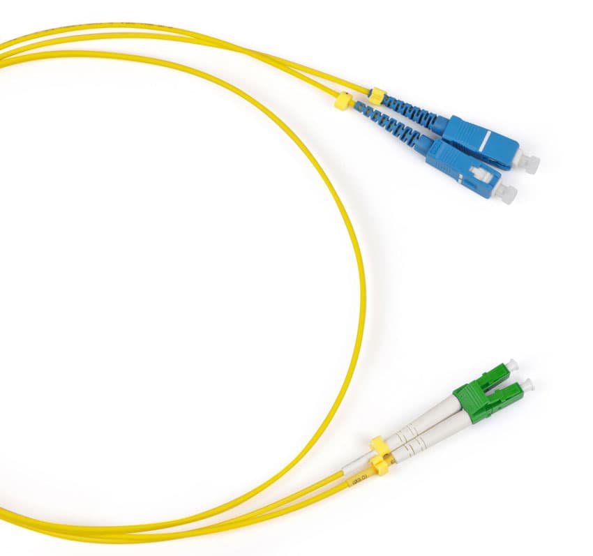 Патч-корд оптический duplex 5м LC/APC-SC/UPC 9/125 sm LSZH