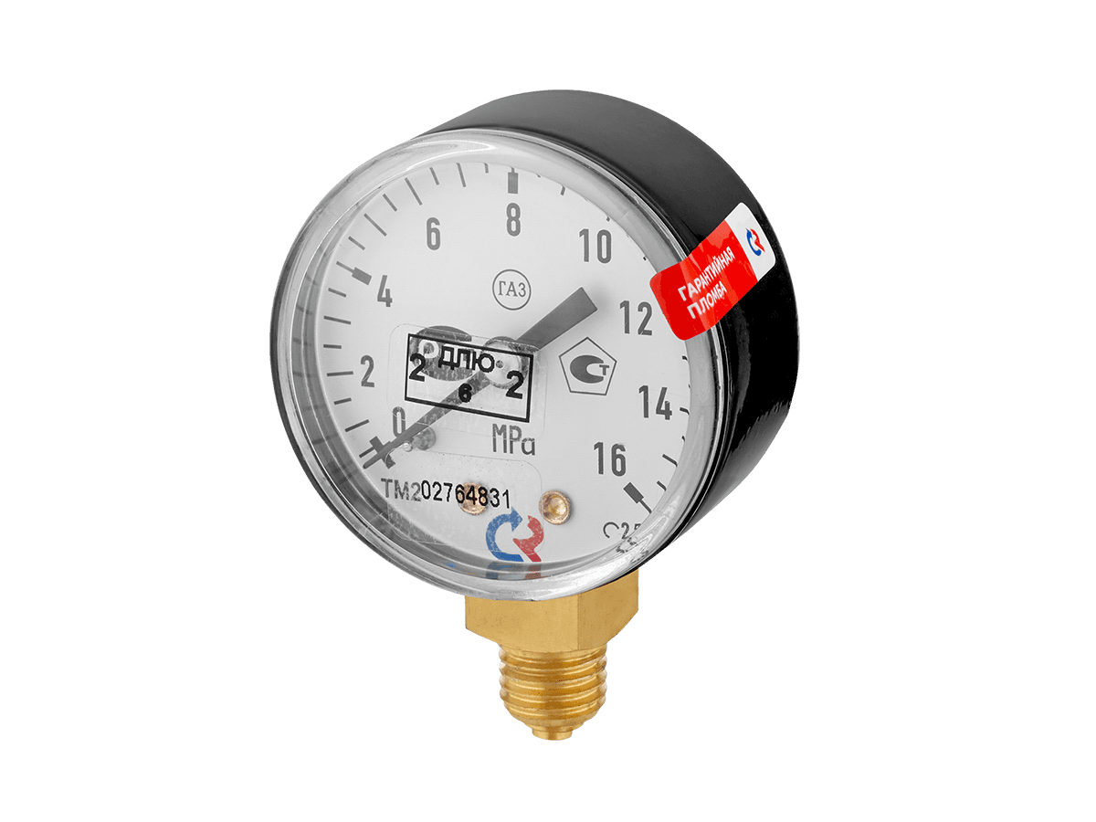 Манометр ТМ-210Р.00(0-16МРа) M12x1,5.2,5. ГАЗ (ч/к)