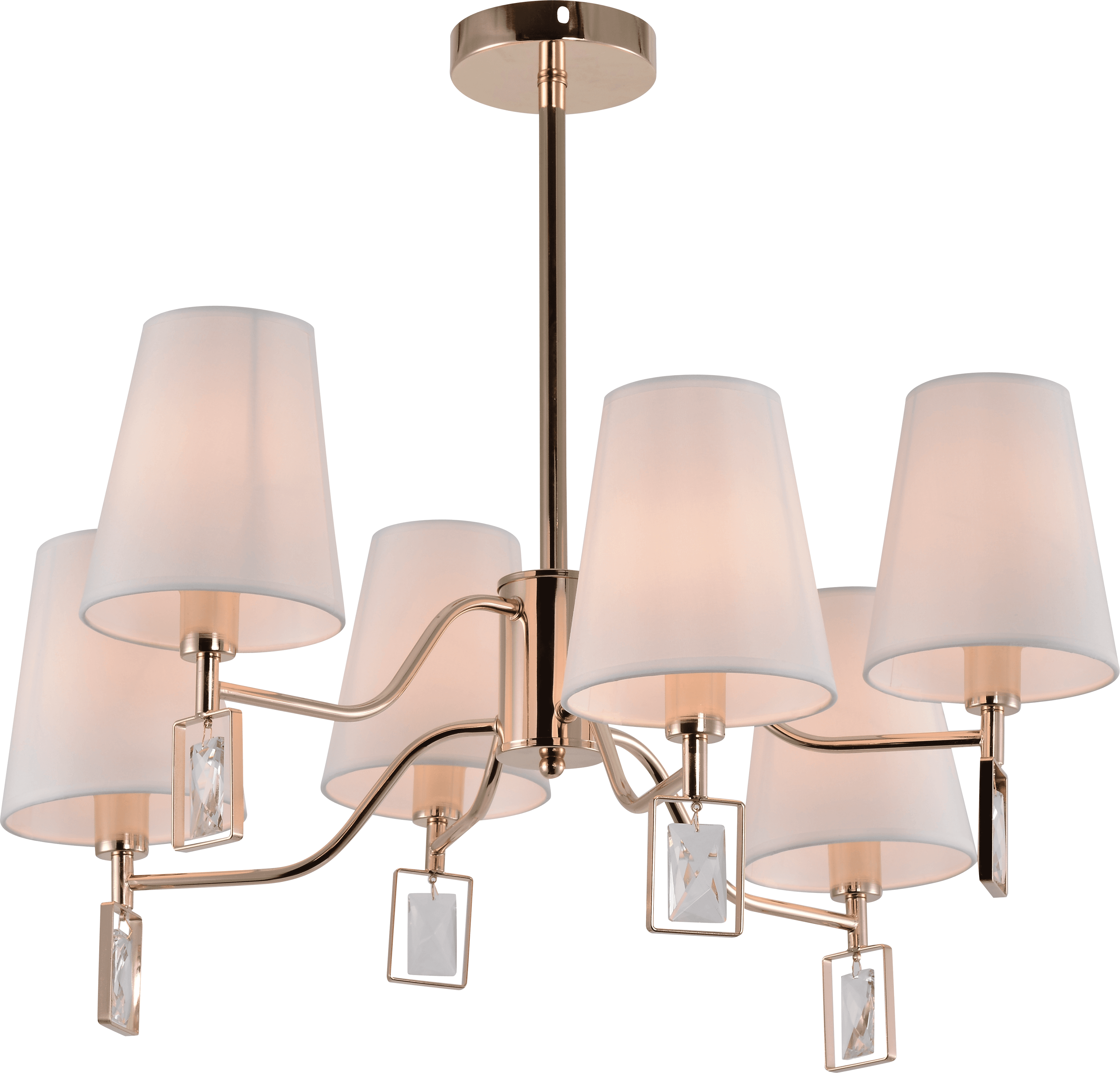 Люстра Cristal 2095-306 6 х Е14 40 Вт классика