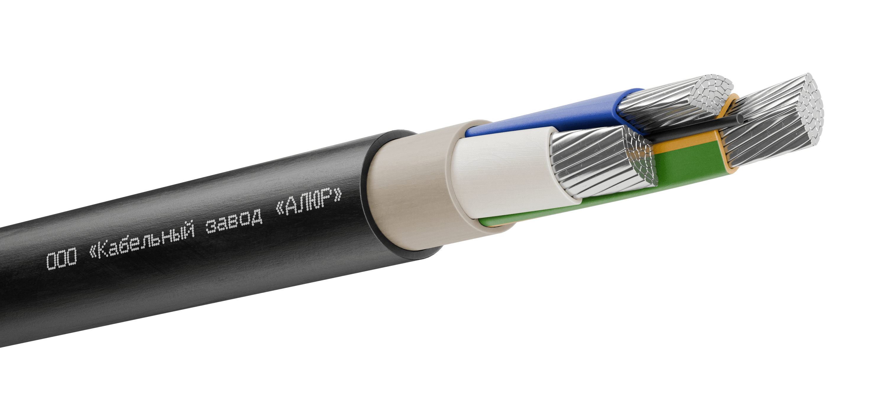 Кабель силовой АВВГнг(А)-LS 3х240 мс(N.PE)-1 Ч барабан ВНИИКП