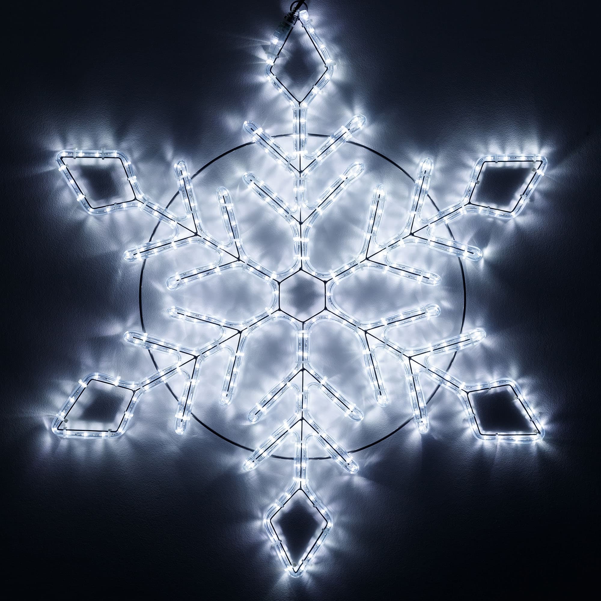 Фигура ARD-SNOWFLAKE-M9-900x900-360LED White 230V, 22W Ardecoled, IP65