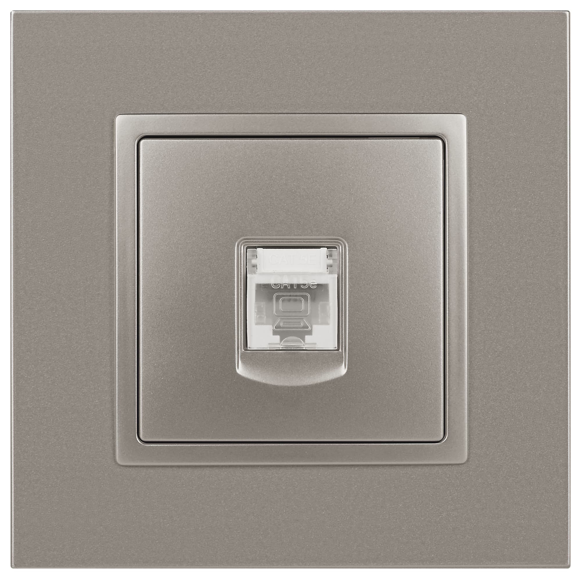 Розетка Elegance 14-3107-16 RJ45, титан