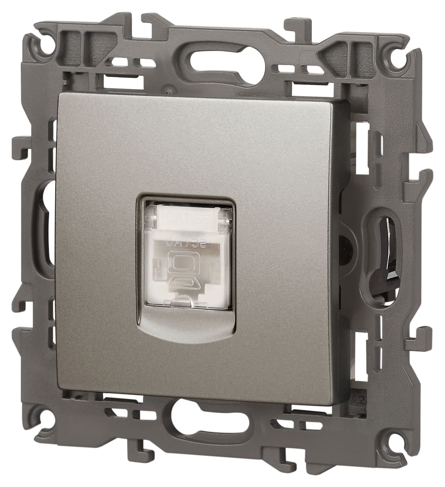 Розетка Elegance 14-3107-16 RJ45, титан
