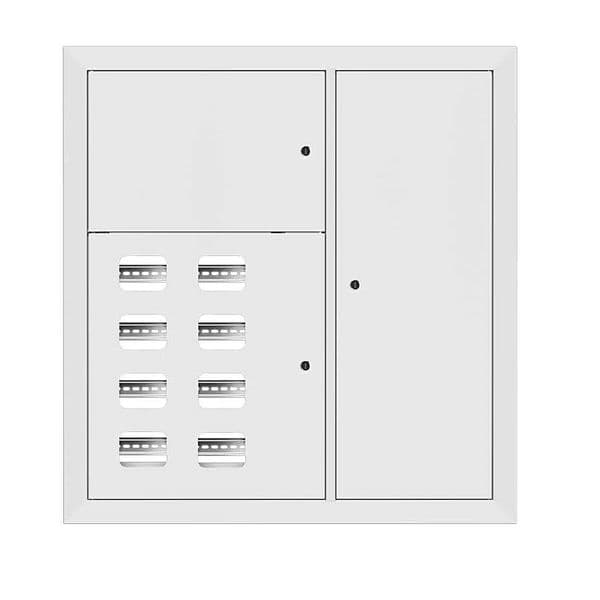 Щит этажный 8 кв. RAL9003 (1000х950х160) PROxima