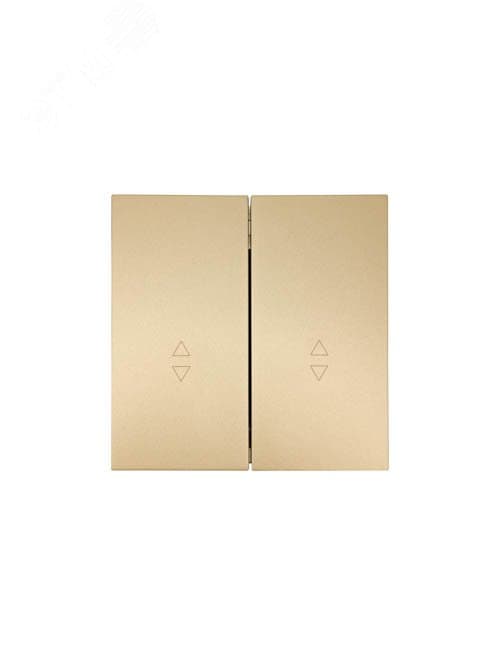 ZIMA Выключатель проходной 2-кл., 10 А, механизм, золото Lezard 704-3688-106QC
