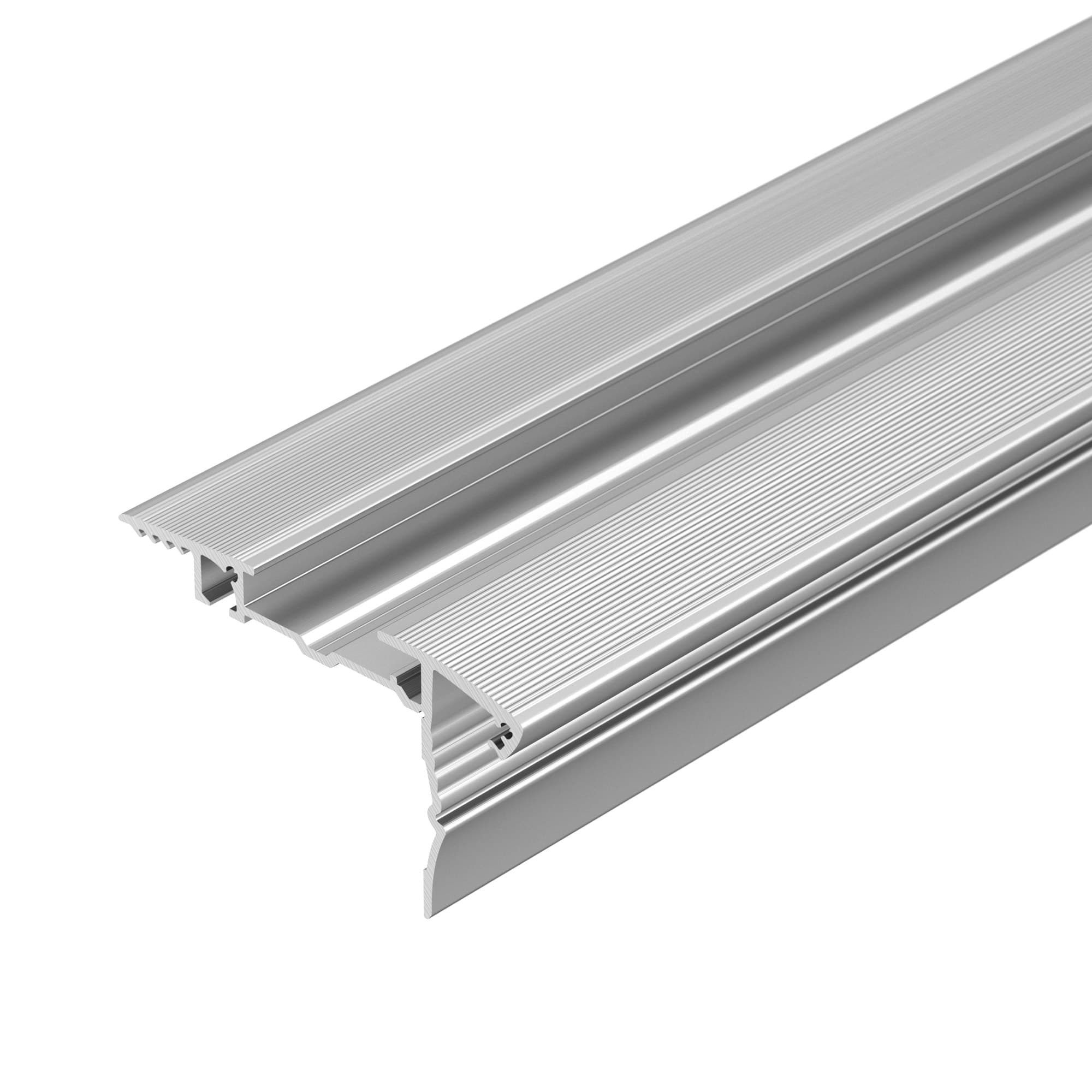 Профиль с экраном ALU-STAIR-DK-2000 ANOD+FROST ( Алюминий)
