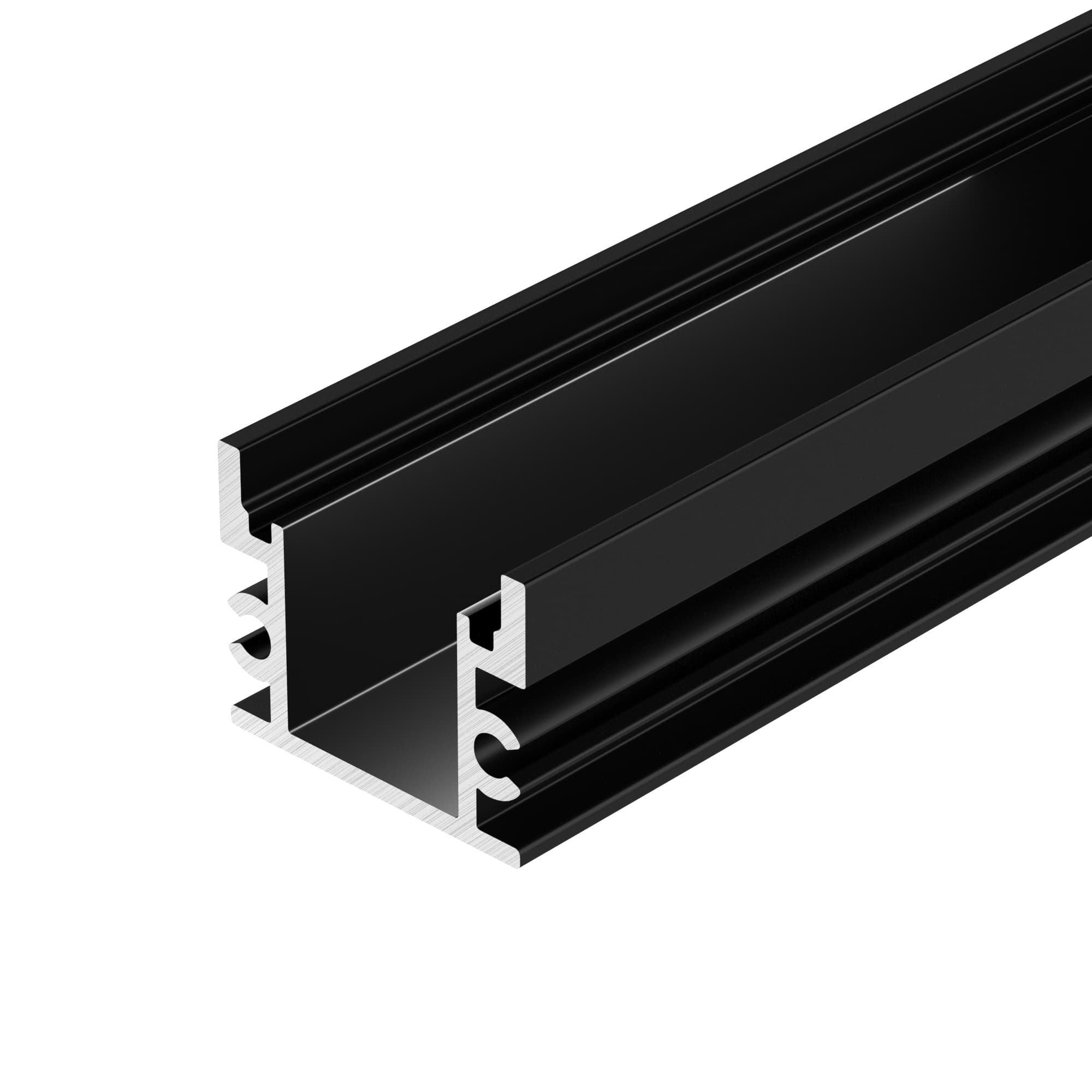 Профиль FLOOR18-H15-3000 ANOD BLACK (Алюминий)