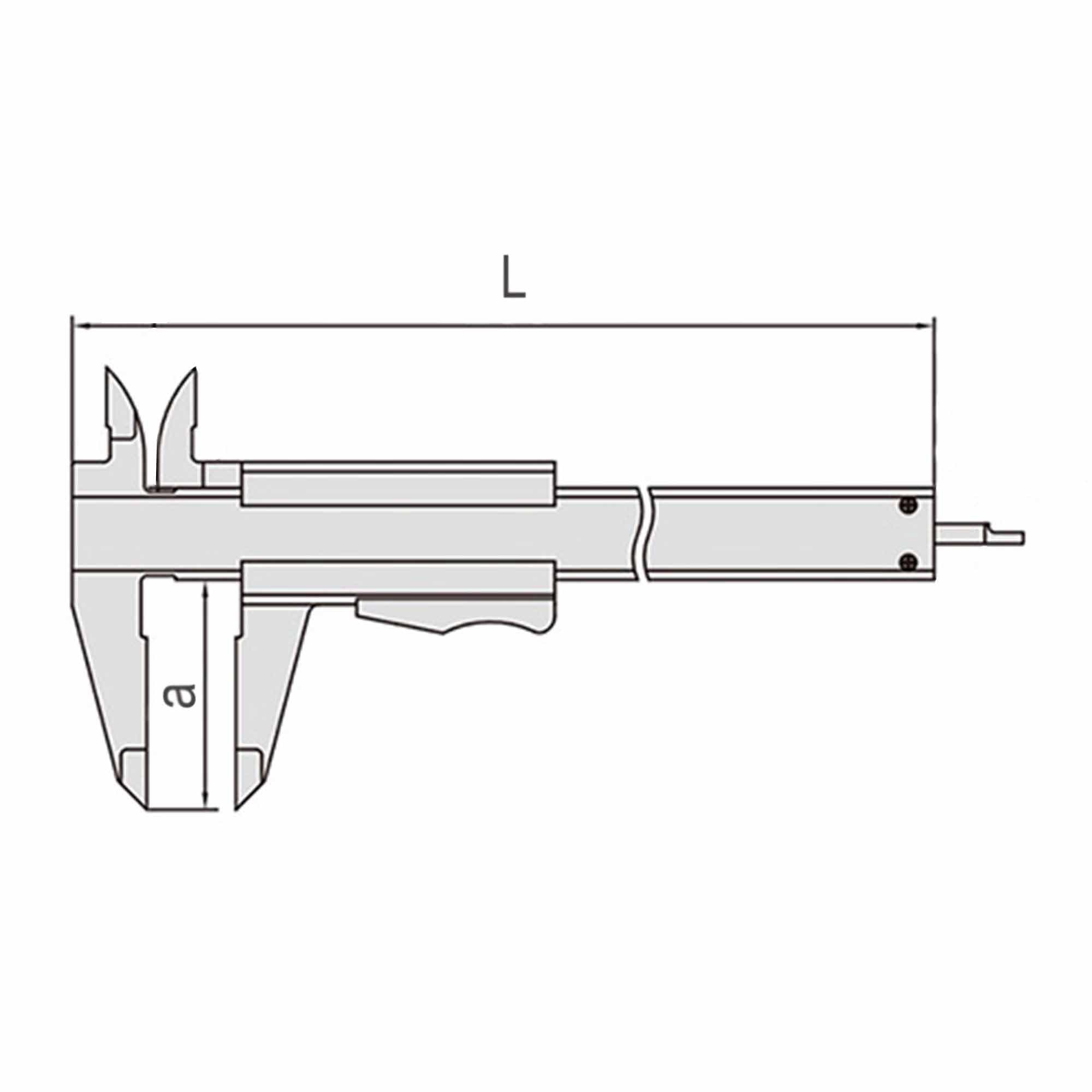 Штангенциркуль ШЦ-1-150/40мм 0,02мм+inch DIN862