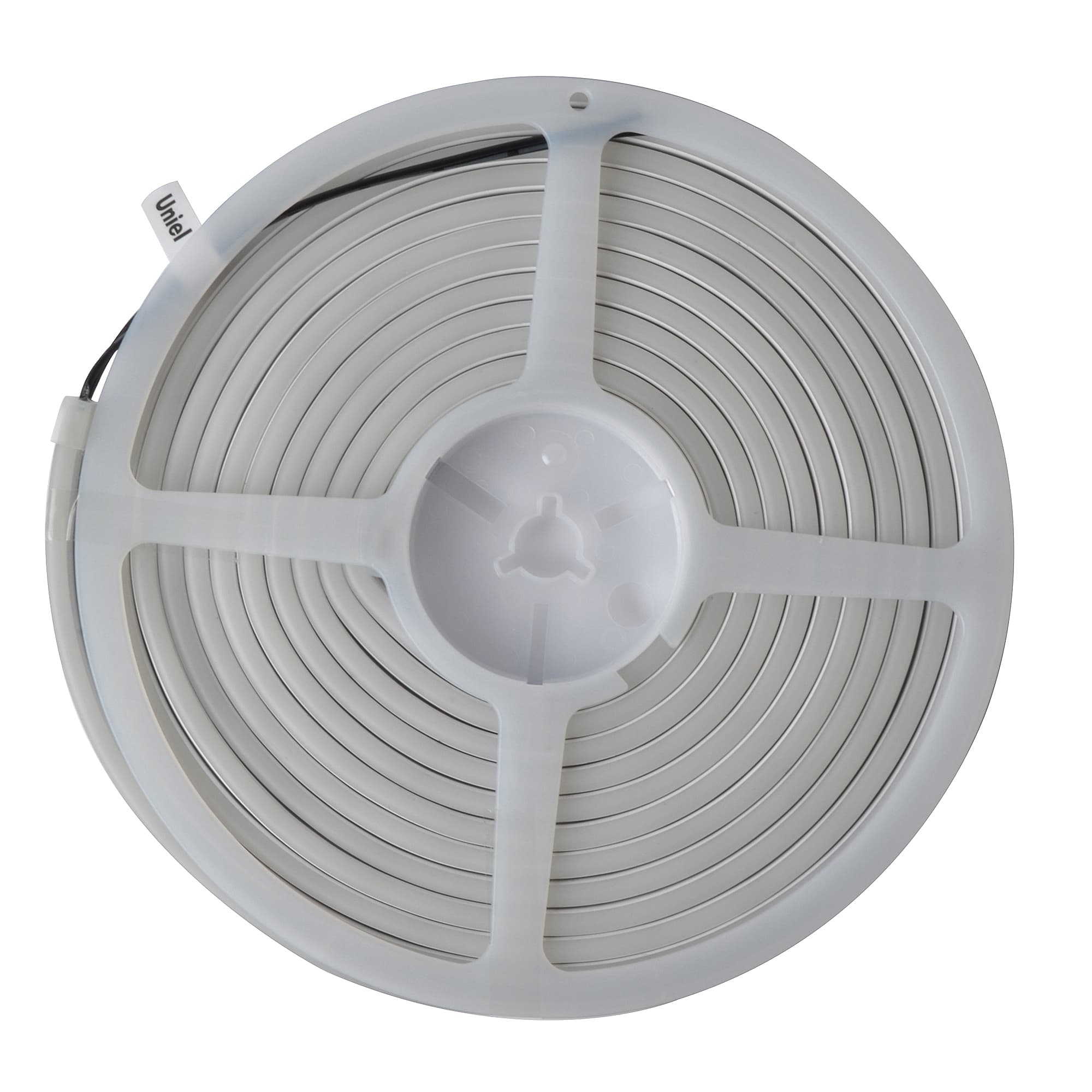 Лента светодиодная гибкая герметичная. NEON ULS-N03-2835-100LED/m-8mm-IP67-DC12V-11W/m-5M-3000K катушка 5м в блистере теплый белый свет 3000K