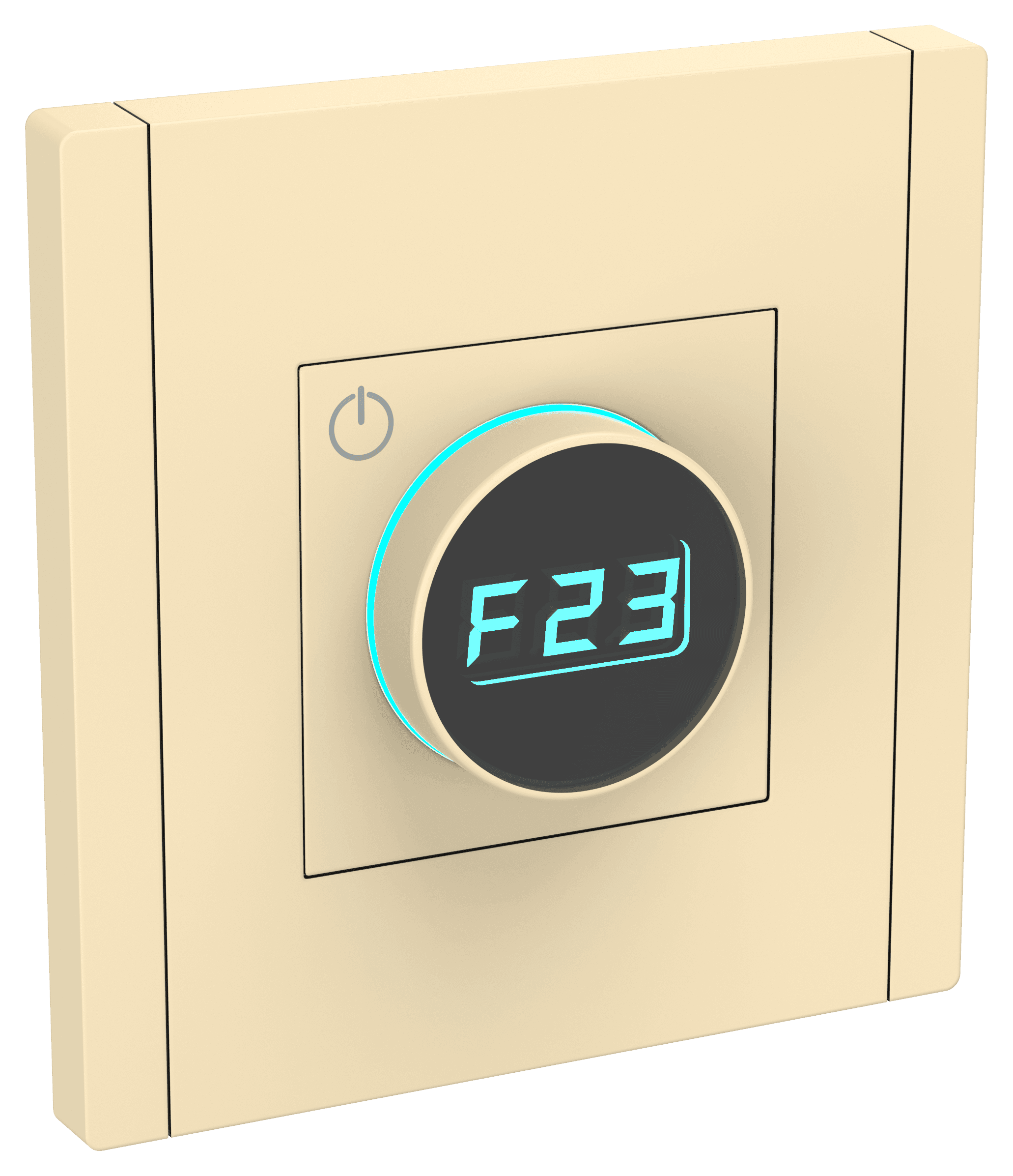 FORTE&PIANO Термостат электронный с индикацией FP452 ваниль IEK