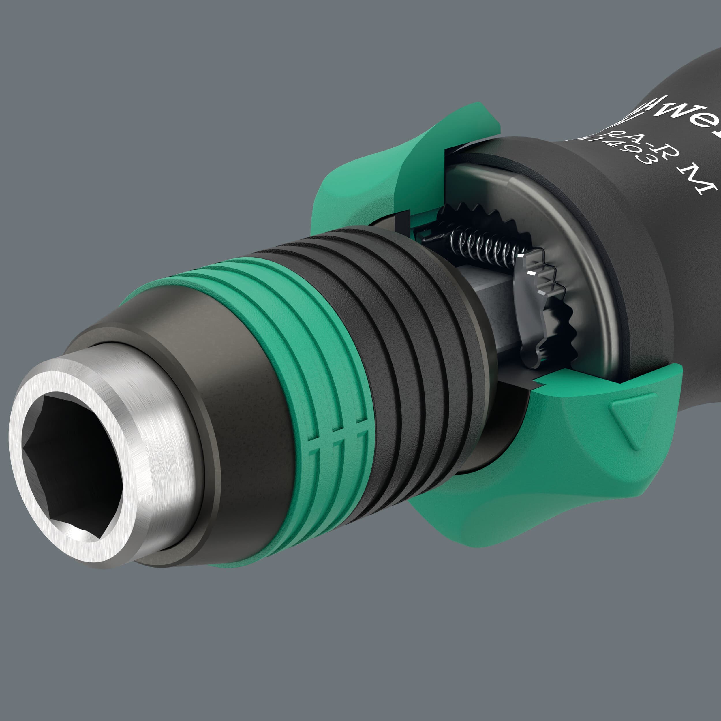 Отвертка-битодержатель с функцией трещотки, 1/4'', 838 RA-R M