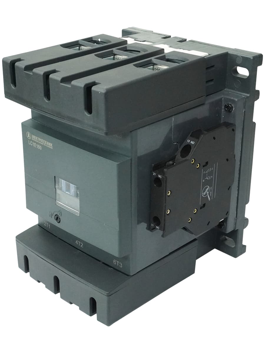 Контактор электромагнитный LC1E160E5, 3Р, 160А, 1НО+1НЗ, 48В/50Гц, (ЭТ)