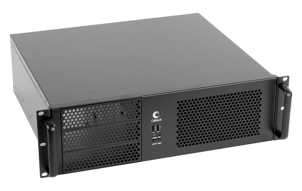 Корпус cерверный 19' 3U, RM (ДxШxВ)мм: 390x430x133.3, 3x5.25'+8x3.5'HDD, без блока питания
