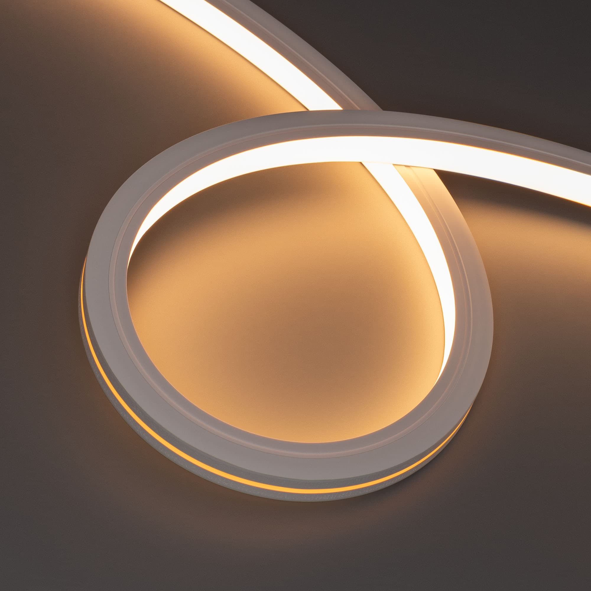 Лента герметичная MOONLIGHT-TOP-X280-16x16mm 24V Warm 2700 10W/m, IP67, 15m, wire x1, вывод боковой, 5 лет