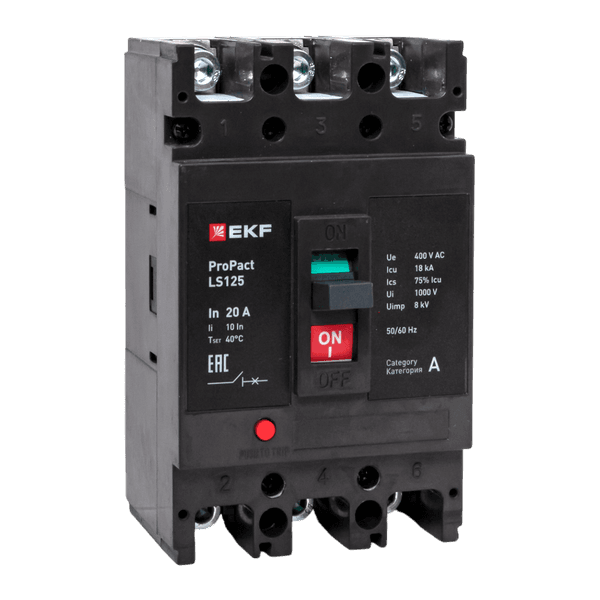 LS125 18кА 3P 20А ProPact EKF
