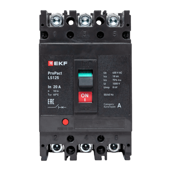 LS125 18кА 3P 20А ProPact EKF