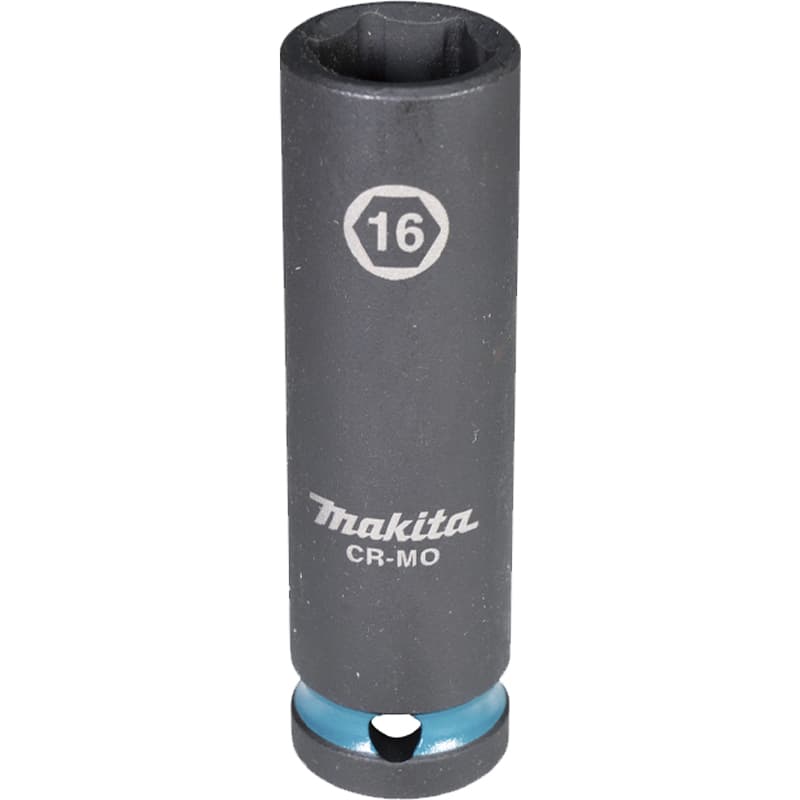 Головка торцовая ударная удлиненная Impact Black 1/2'' 16x81,5 мм