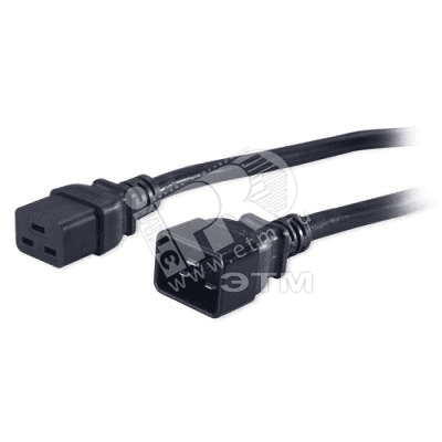 Кабель питания IEC 320 C19 - IEC 320 C20 3x1.5 16A прямая вилка 1.8 м