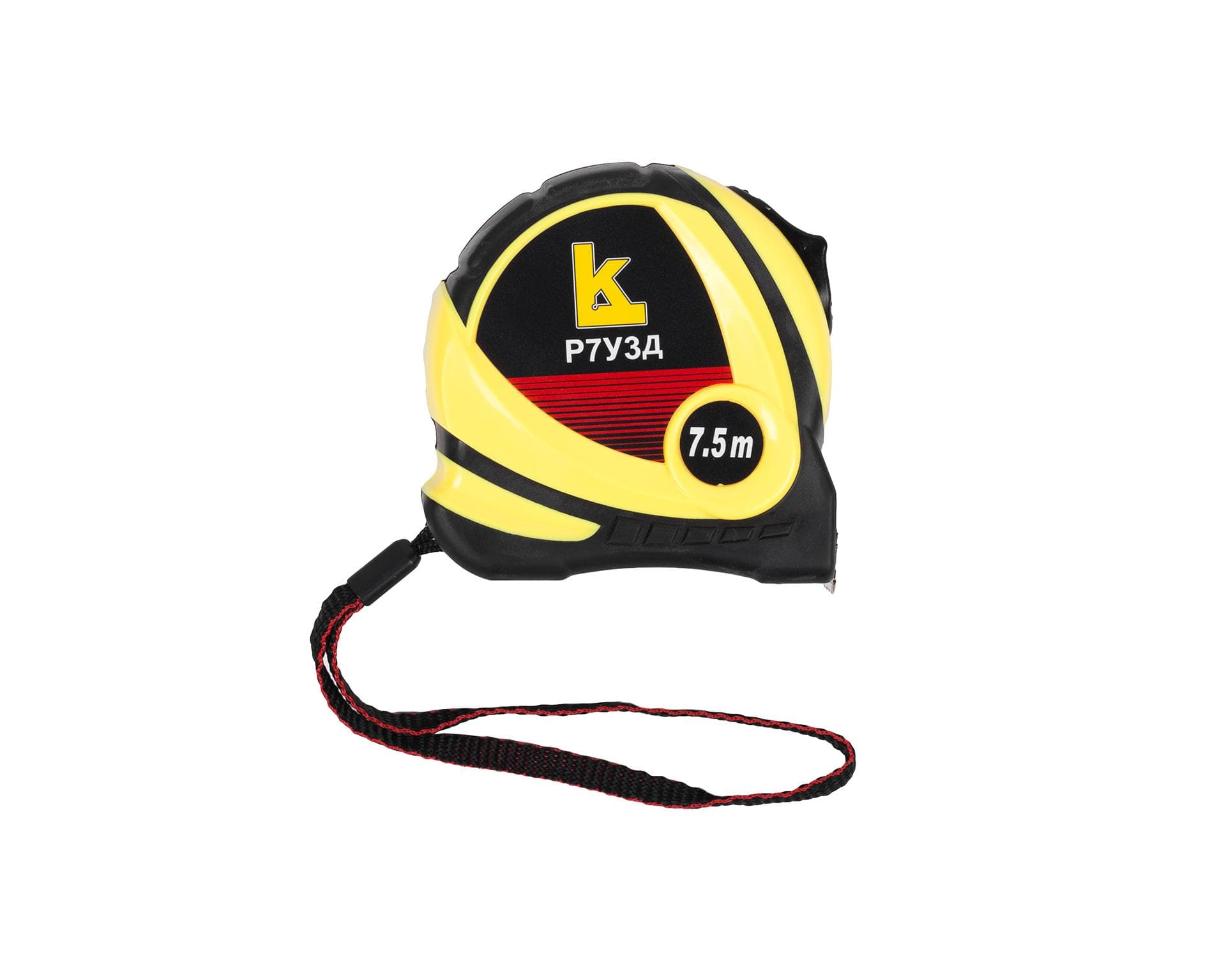 Рулетка 7,5м Р7УЗД обрез. (ГРСИ №71665-18) КЛБ с поверкой