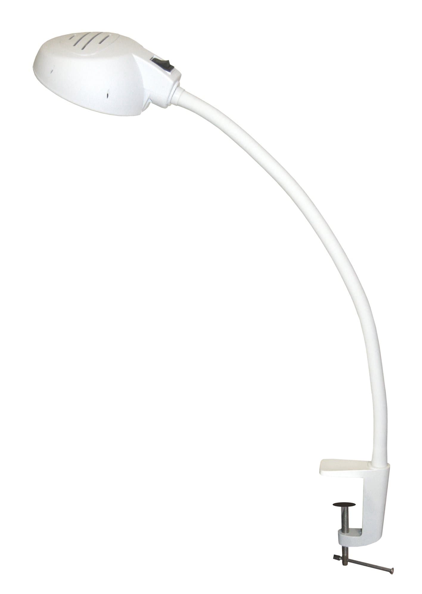 Светильник Веста С16-031 (LED, на струбцине), 7Вт, гибкая стойка 450 мм, белый