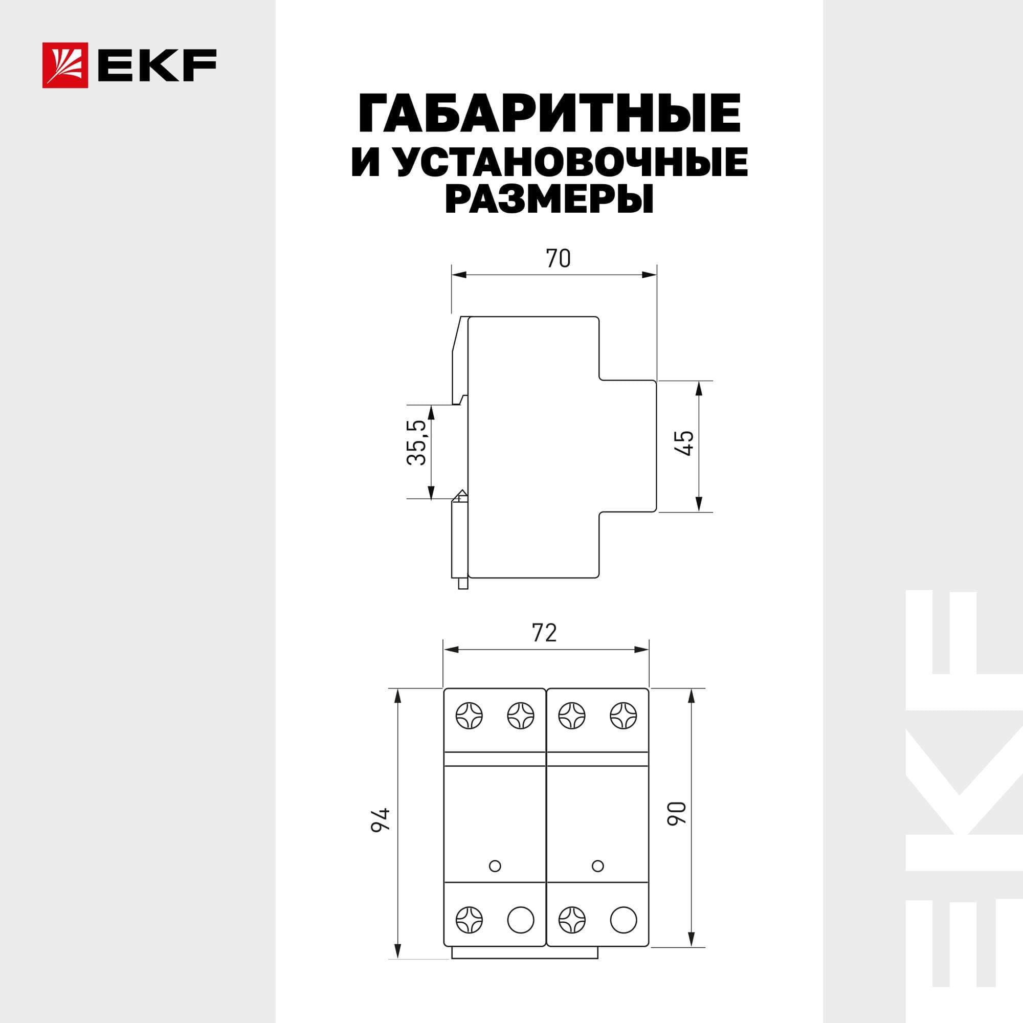 УЗИП Класс 1 Iimp 25kA (10/350?s) 2P