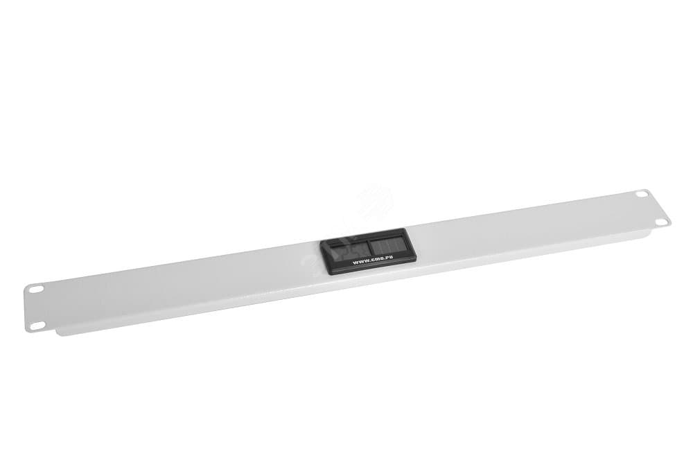 Фальшпанель с термометром в шкаф 19'' 1U