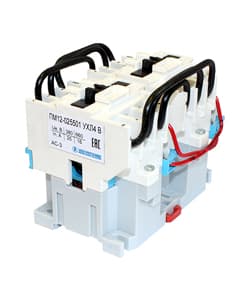 ПМ12-025551 УХЛ4 В, 220В/50Гц, 2з+4р, 25А, реверсивный, без реле, IP20, пускатель электромагнитный  (ЭТ)