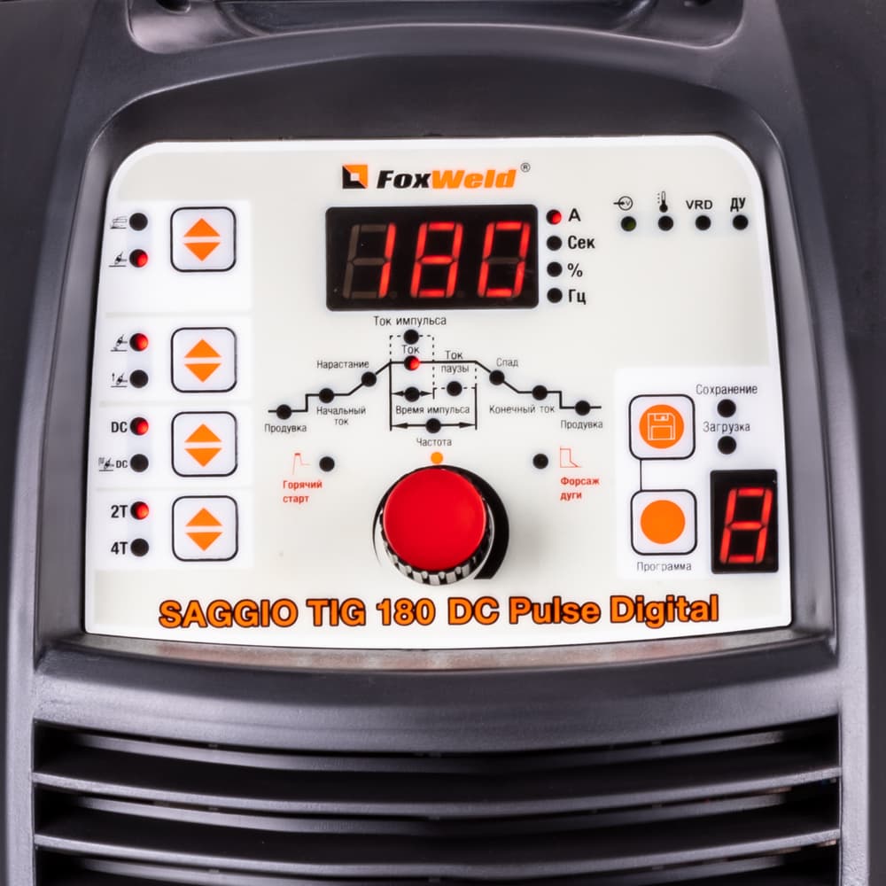 Аппарат аргонодуговой сварки TIG 180 DC Pulse Digital