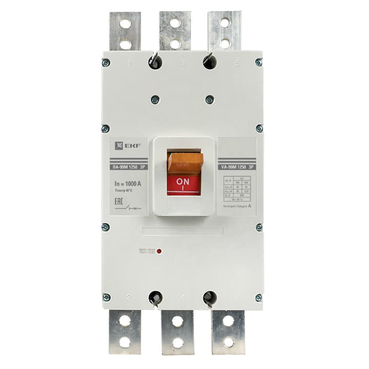 Выключатель автоматический ВА-99М 1250/1000А 3P 35кА Basic