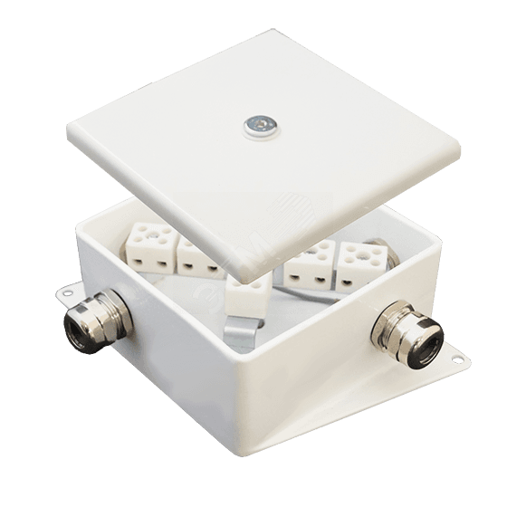 Коробка монтажная огнестойкая КМ-О                (4к*6,0)-IP66-12 0х120 два ввода AD