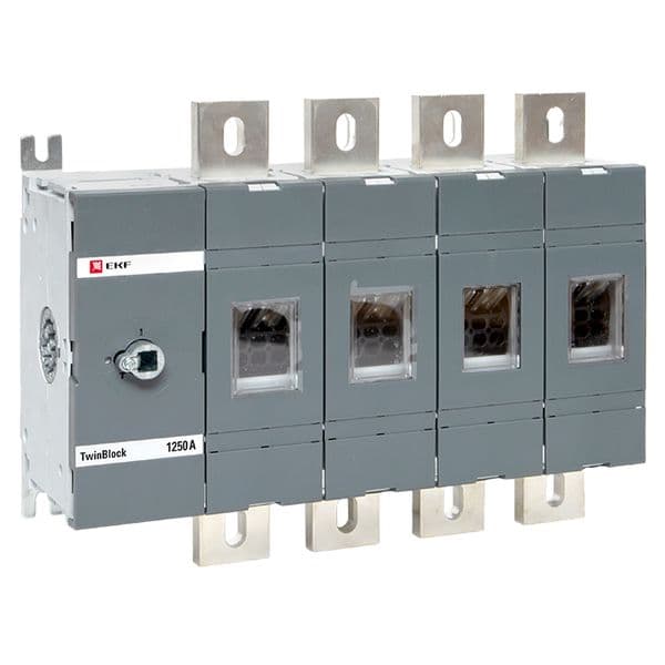 Рубильник 1250A 4P без рукоятки управления TwinBlock