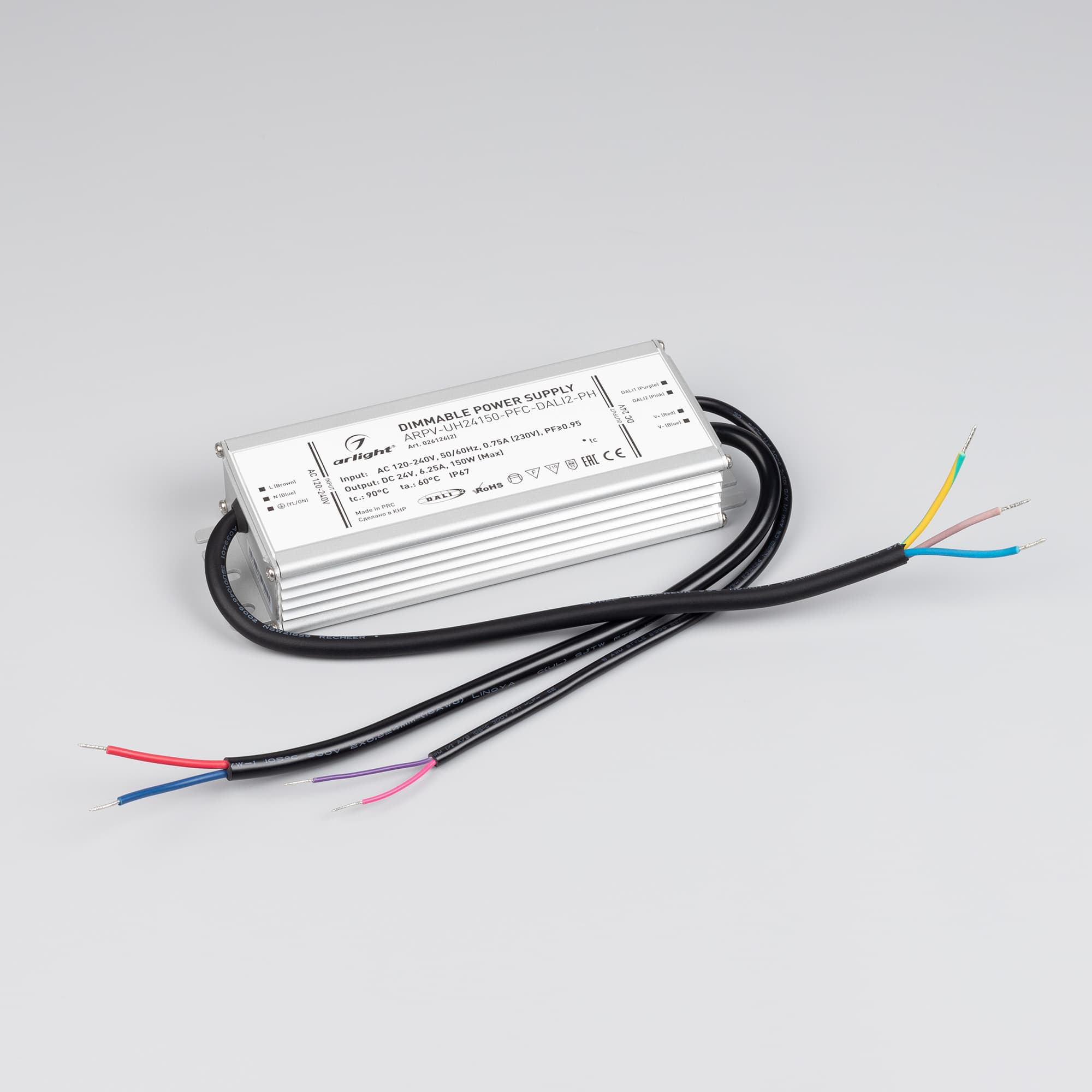 Экран ARH-WIDE-B-H20-2000 Round Opal-PM (ARL, Пластик)
