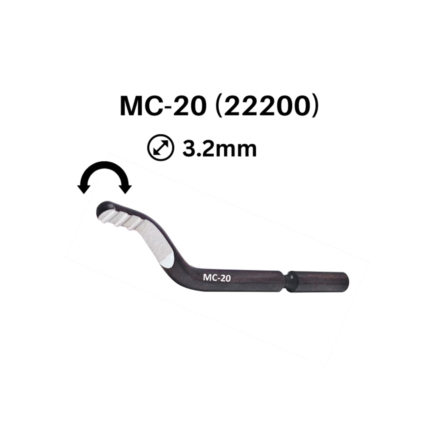 Лезвие для фаскоснимателя d3,2мм MС-20 HSS Multi-Cutting