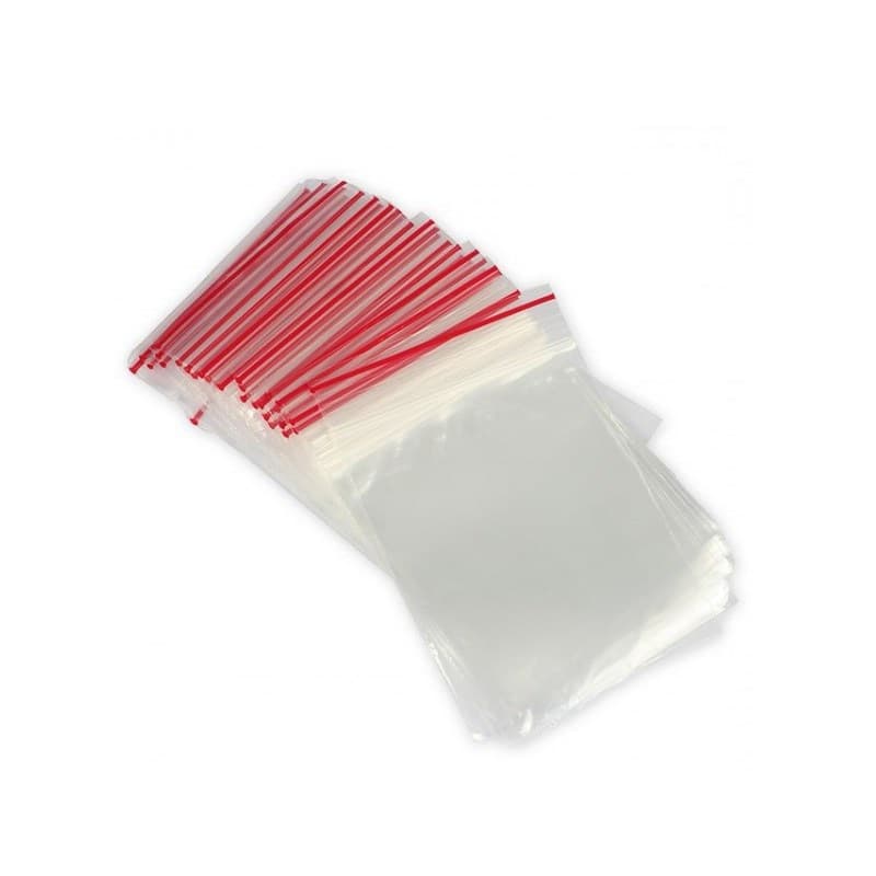 Пакеты с замком Zip Lock ПВД размер 8х12 см 35 кмк 100 шт/уп