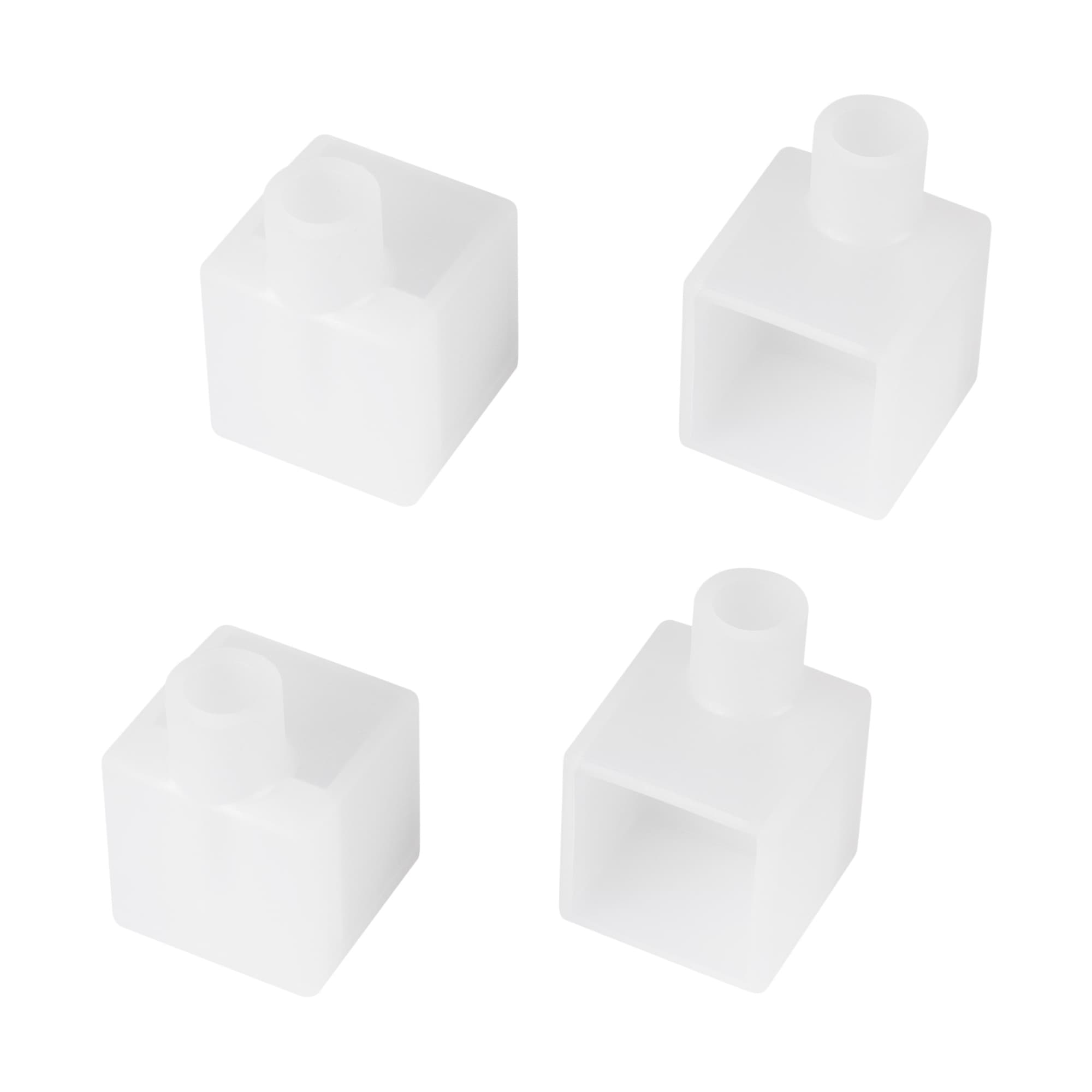 Заглушка WPH-FLEX-1616-90 WHITE с отверстием  (ARL, Пластик)