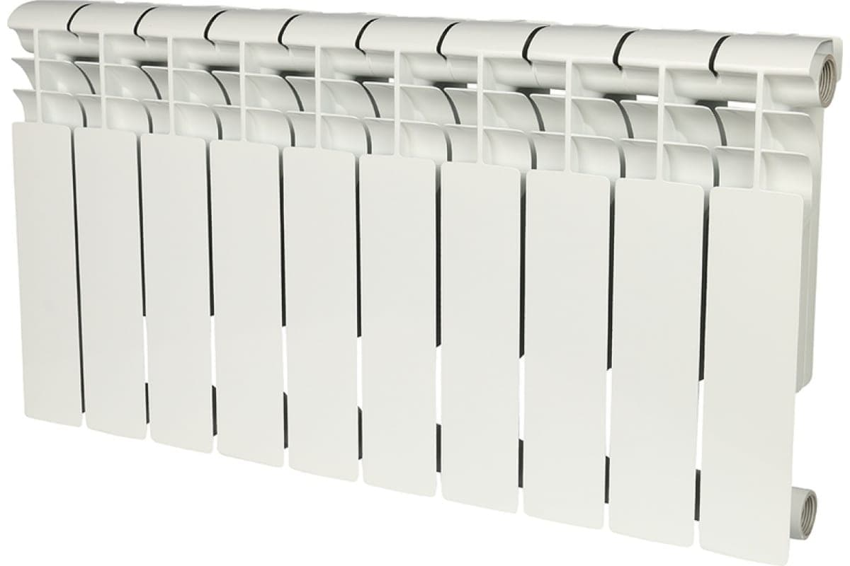 Радиатор биметаллический ROMMER Profi BM 350 10 секций белый