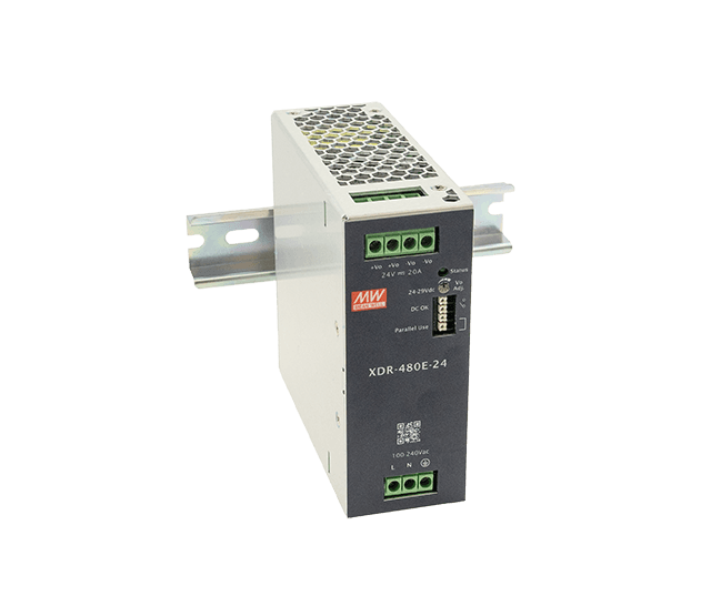 AC-DC, 480Вт, вх.85…264V AC, 47…63Гц 120…370В DC, вых.36В13.3A (пиковый 17.29А), рег. вых 36…42В, изол.3000В AC, в кожухе на DIN-рейку 48х125.2х125мм,-40…+70°С, DC-OK, P linkпарал.работа 3+1, 3 года гарантии