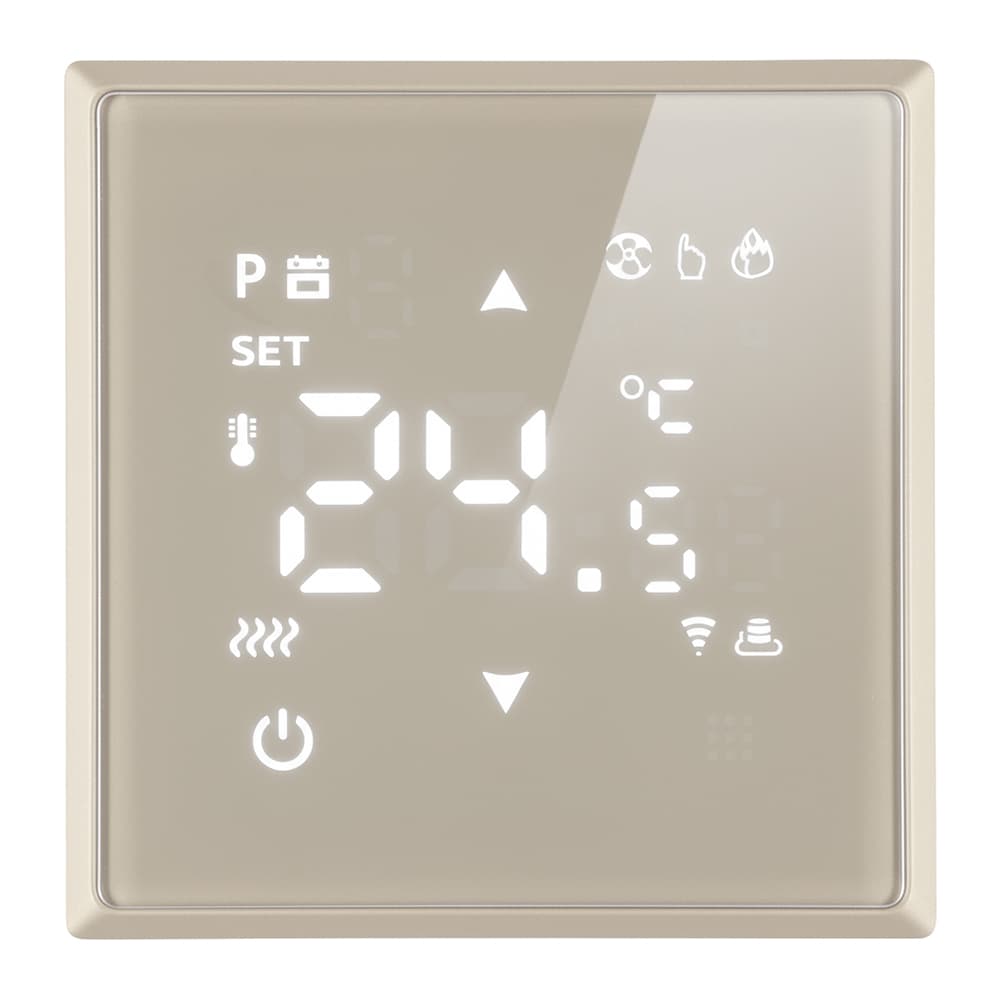 Терморегулятор Wi-Fi (механизм) 250В 3500Вт серия Эмили кашемир soft touch STEKKER