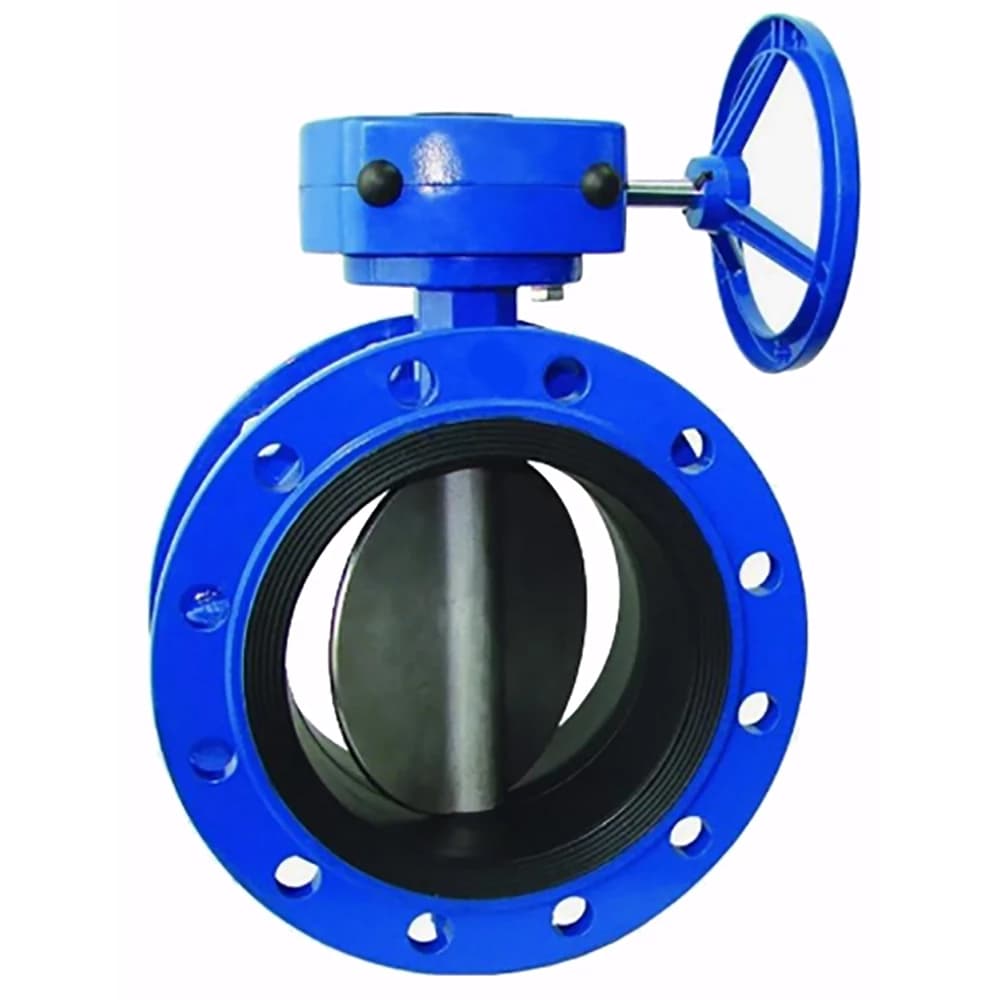 Затвор дисковый поворотный GGG40-304-EPDM-2W-F-R Ду250 Ру16 фланцевый, корпус чугун GGG40, диск нержавеющая сталь 304, уплотнение EPDM, управление – редуктор, ISO-фланец F10, квадрат штока 22х22