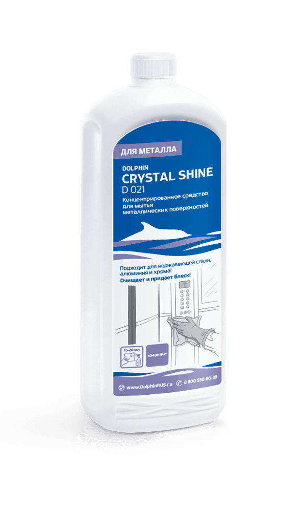 Средство Dolphin ''Super Crystal'', 1 л., для мытья стекол